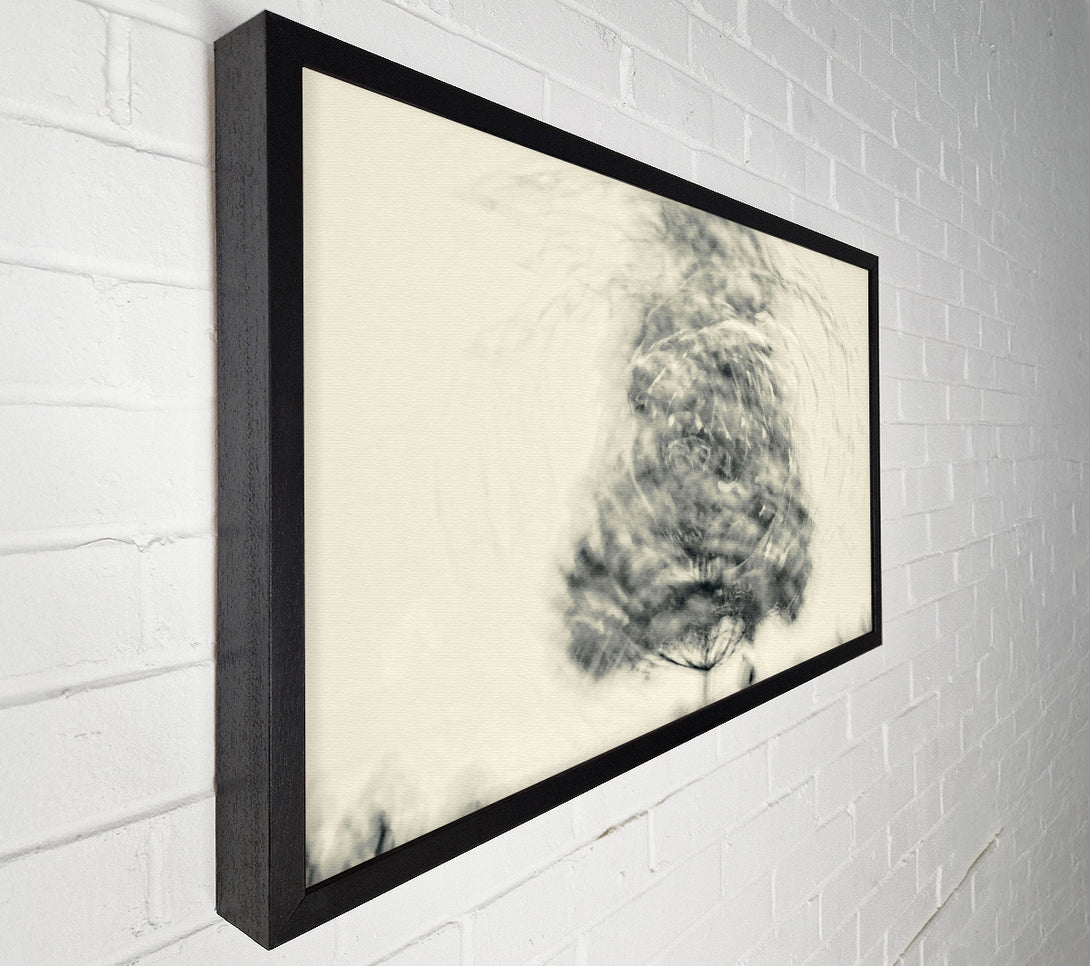 A Canvas Print of Silver Swirling Water Canvas Print