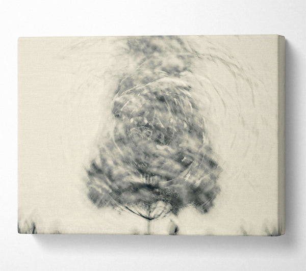  A Canvas Print of Silver Swirling Water Canvas Print