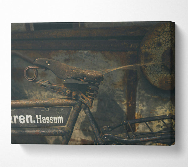  A Canvas Print of Rusty Brown Seat Canvas Art
