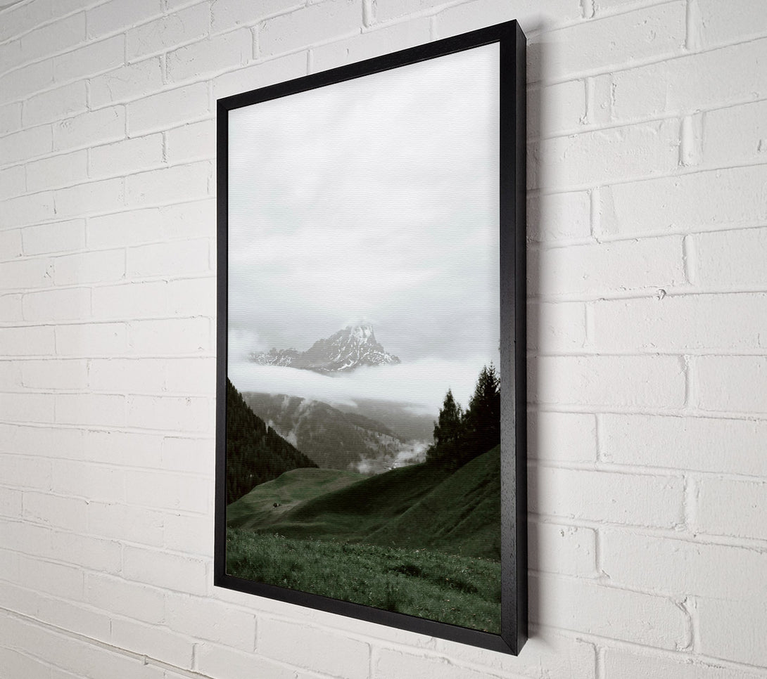  A Canvas Print of Green Mist Mountain Canvas Art