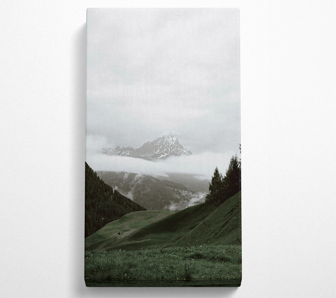  A Canvas Print of Green Mist Mountain Canvas Art