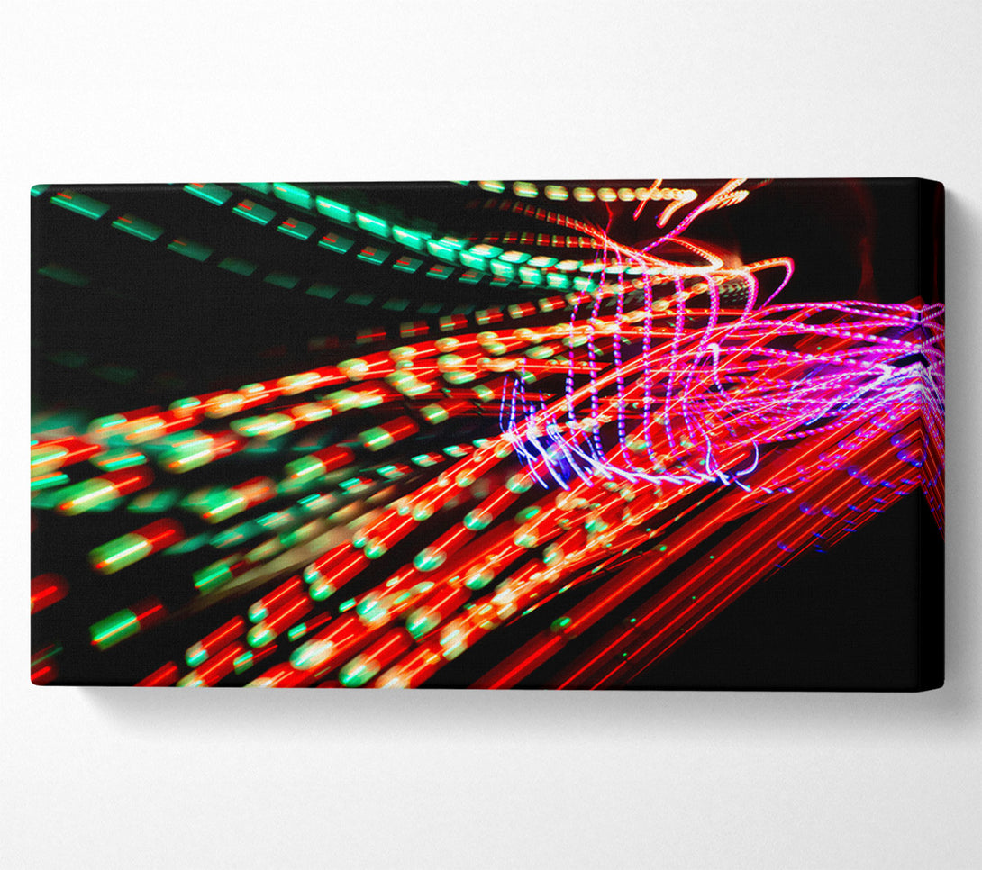  A Canvas Print of Red Light Symphony Canvas Print