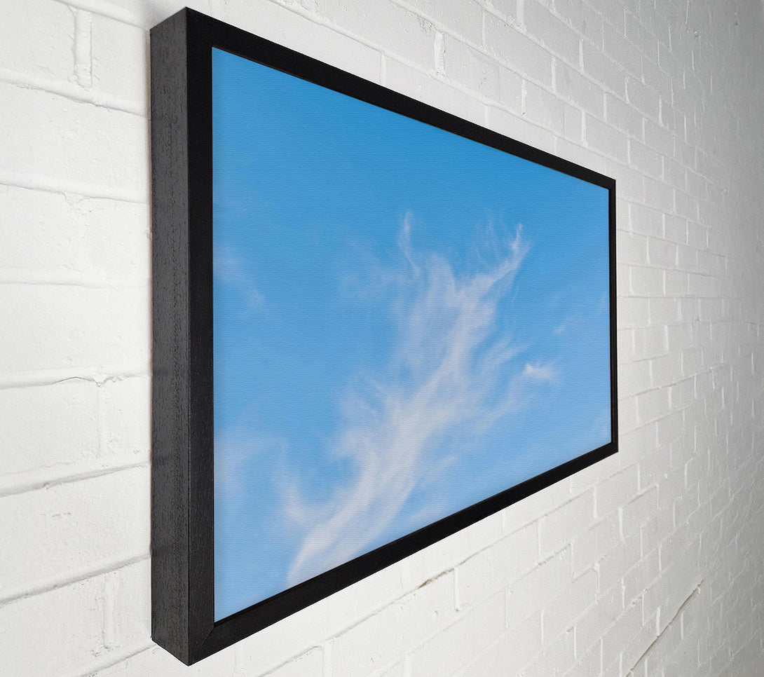  A Canvas Print of Azure Sky Wisps Canvas Print