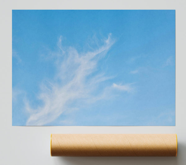 Azure Sky Wisps Giclee Print