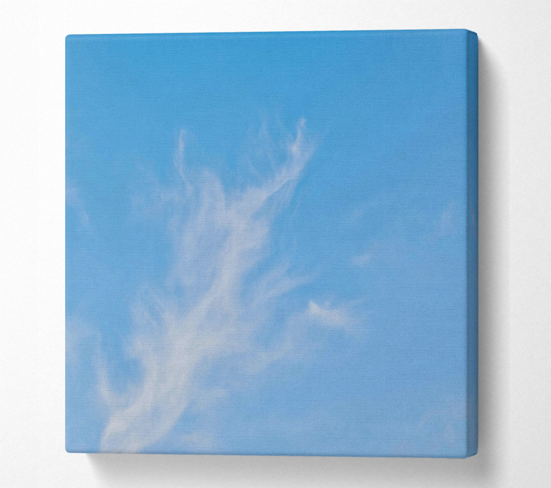  A Canvas Print of Azure Sky Wisps Canvas Print