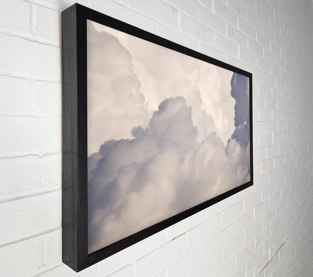 A Canvas Print of Grey Cloudy Sky Canvas Art