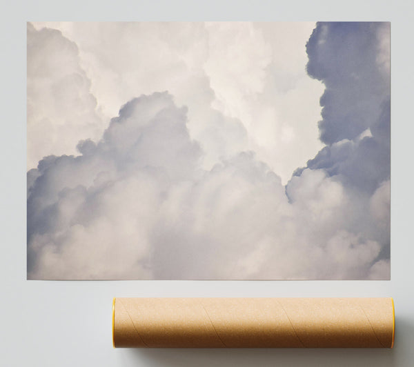 Grey Cloudy Sky Giclee Print