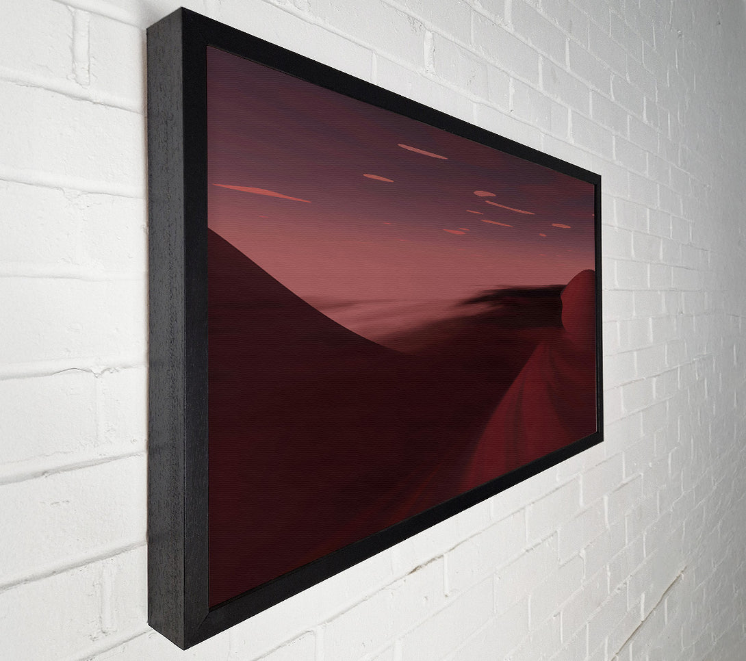  A Canvas Print of Crimson Desert Dreams Canvas Wall Art