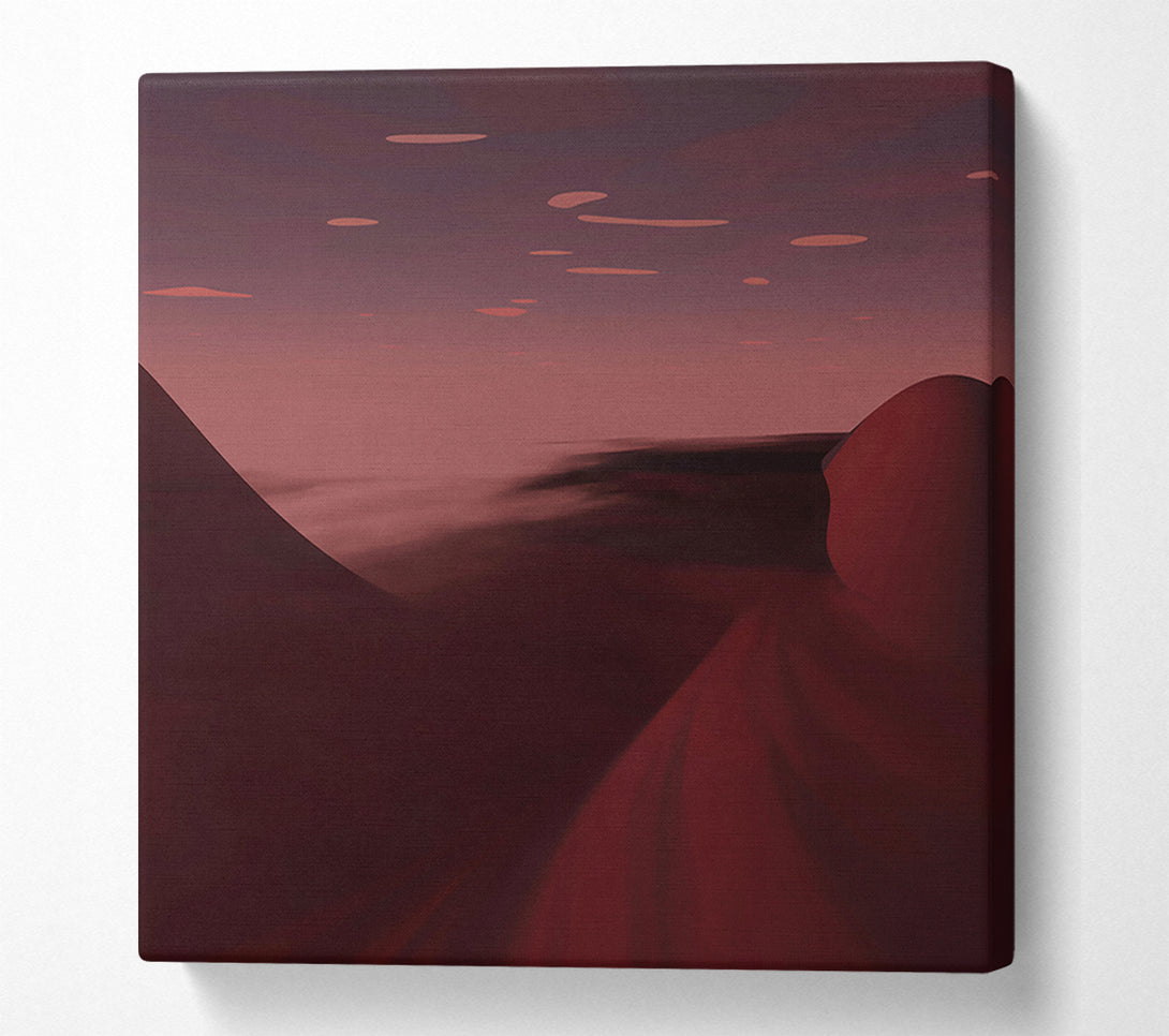  A Canvas Print of Crimson Desert Dreams Canvas Wall Art
