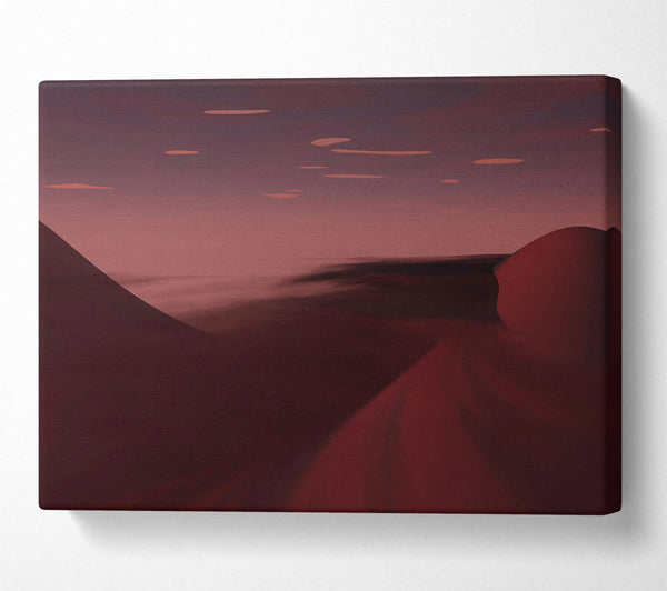  A Canvas Print of Crimson Desert Dreams Canvas Wall Art