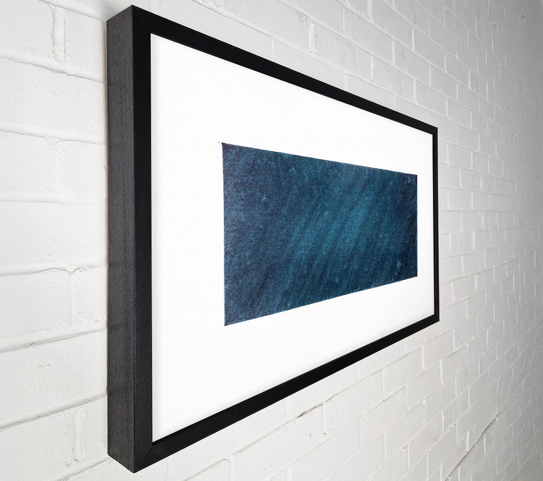  A Canvas Print of Teal Abstract Square Canvas Art