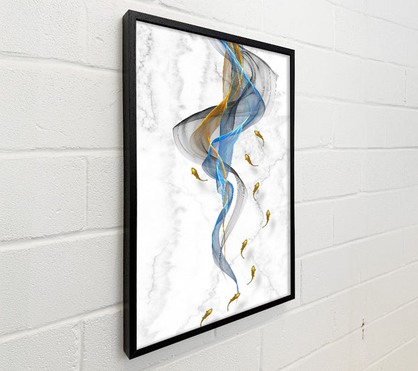 Fish  White And Blue