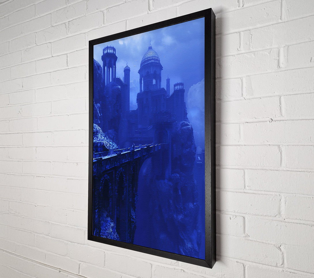 A Canvas Print of Indigo Sky Citadel Canvas Art