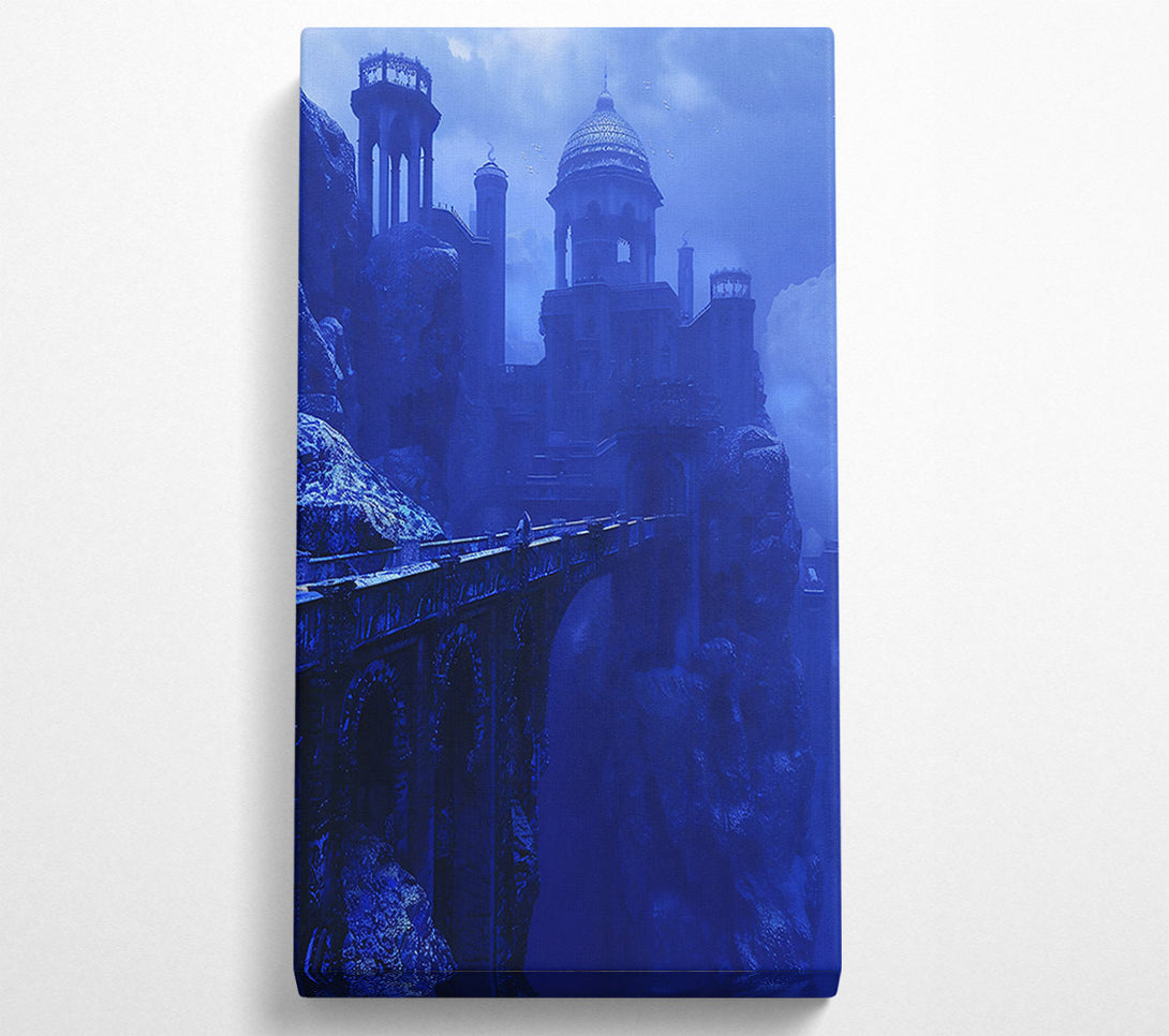  A Canvas Print of Indigo Sky Citadel Canvas Art