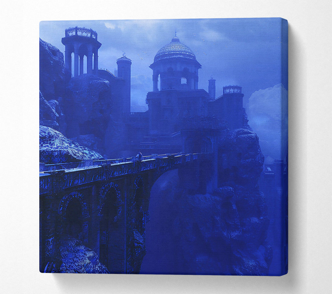  A Canvas Print of Indigo Sky Citadel Canvas Art