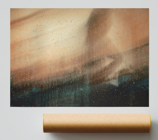 Rust Colored Dust Storm Giclee Print