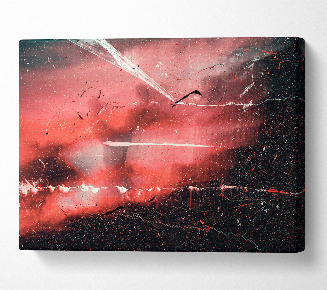  A Canvas Print of Crimson Cosmic Dust Canvas Print