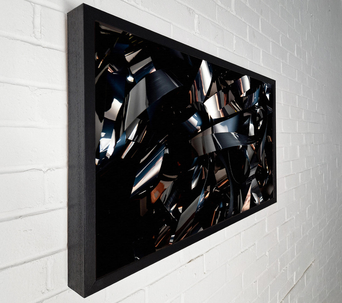  A Canvas Print of Black Film Tangled Canvas Print