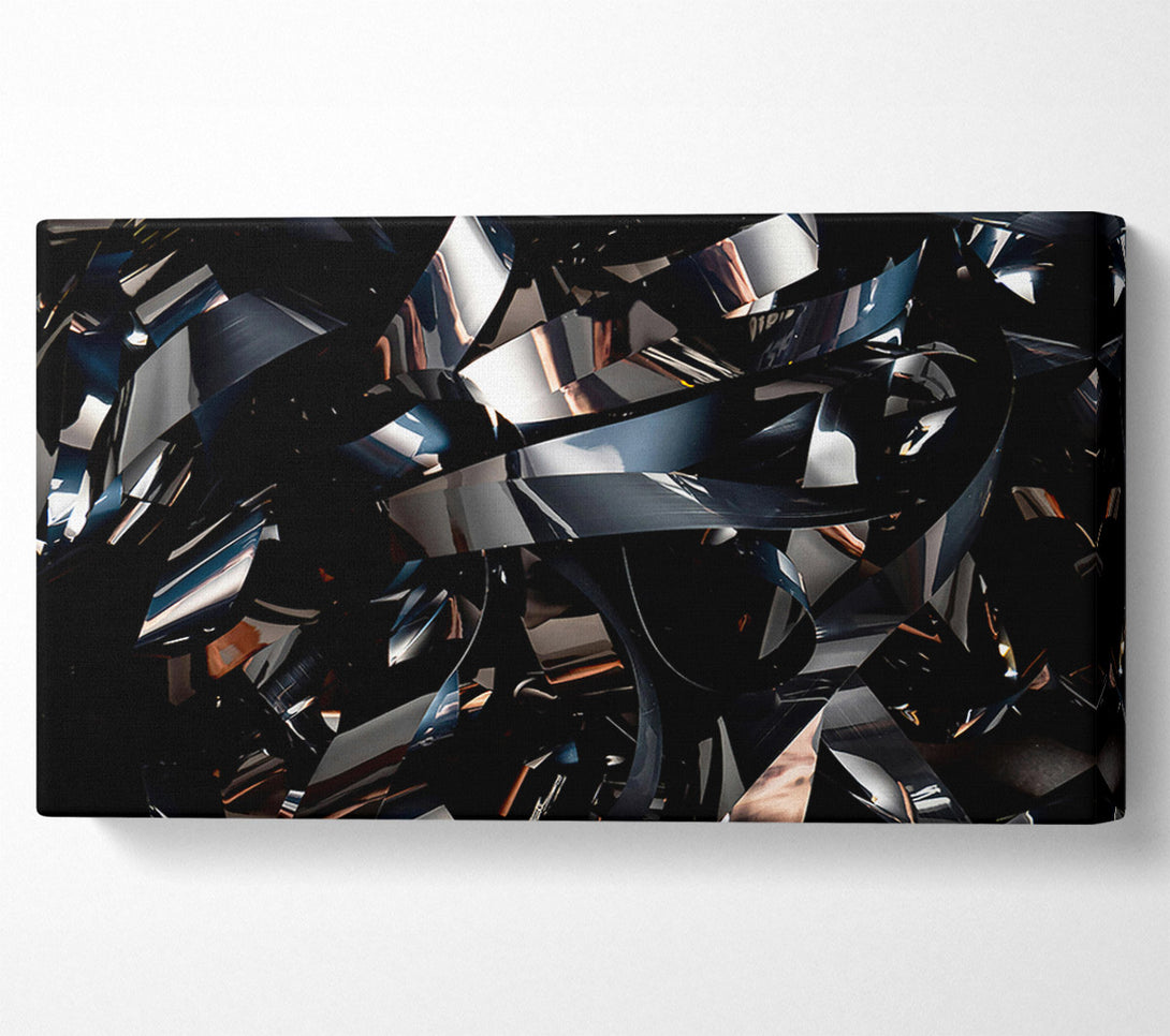  A Canvas Print of Black Film Tangled Canvas Print