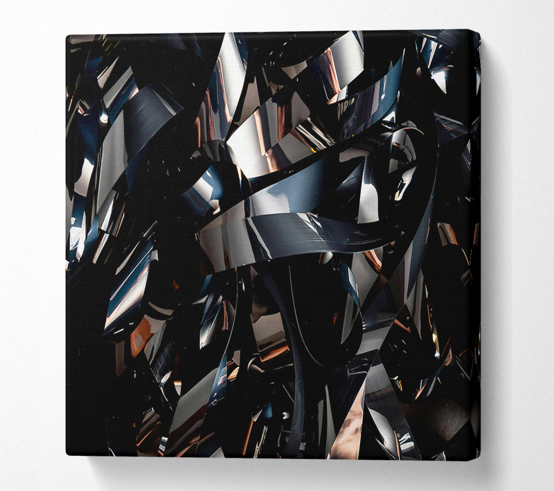  A Canvas Print of Black Film Tangled Canvas Print