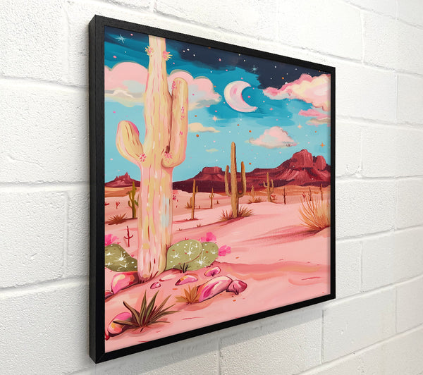 Pink Desert Night