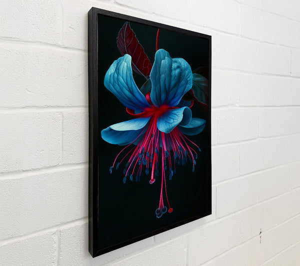 Teal Floral Bloom
