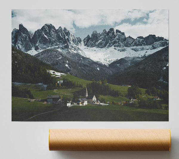 Green Valley Shadows Print