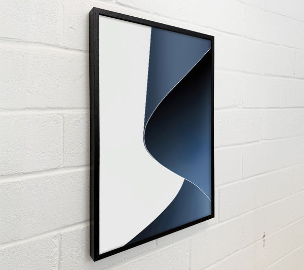 Flow Of White And Blue