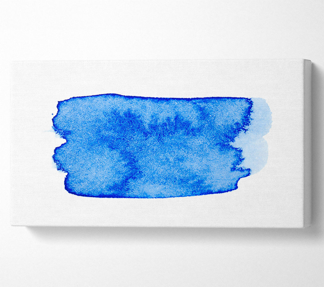  A Canvas Print of Azure Abstract Painting Canvas Wall Art