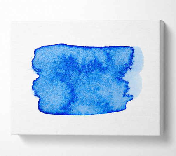  A Canvas Print of Azure Abstract Painting Canvas Wall Art