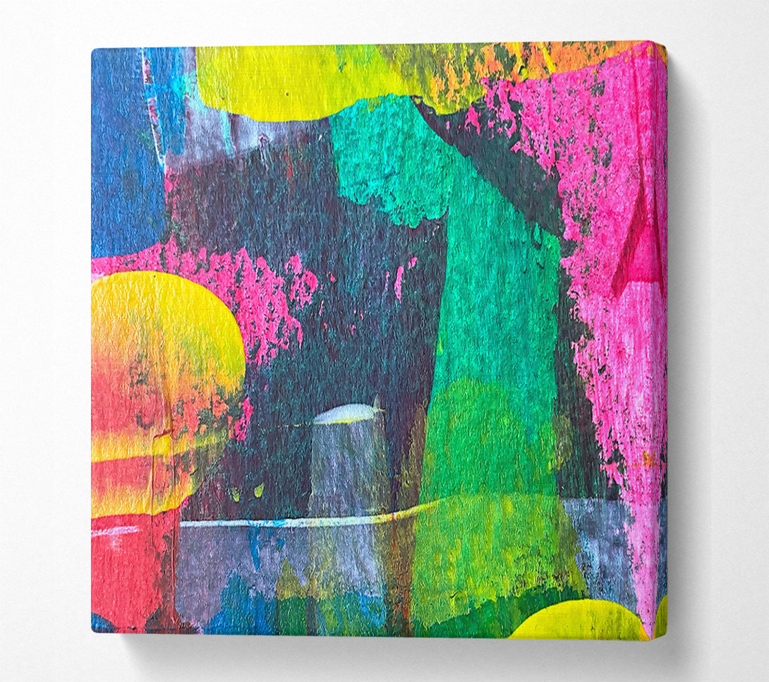  A Canvas Print of Emerald Abstract Dream Canvas Print