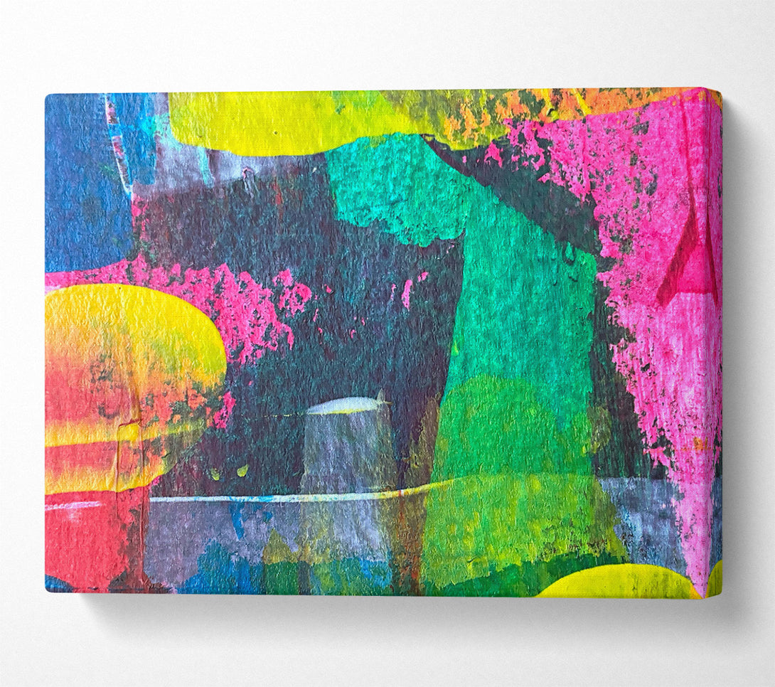  A Canvas Print of Emerald Abstract Dream Canvas Print