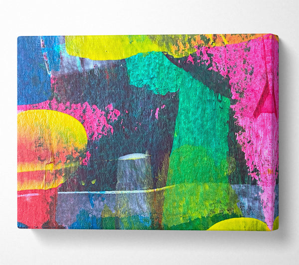  A Canvas Print of Emerald Abstract Dream Canvas Print