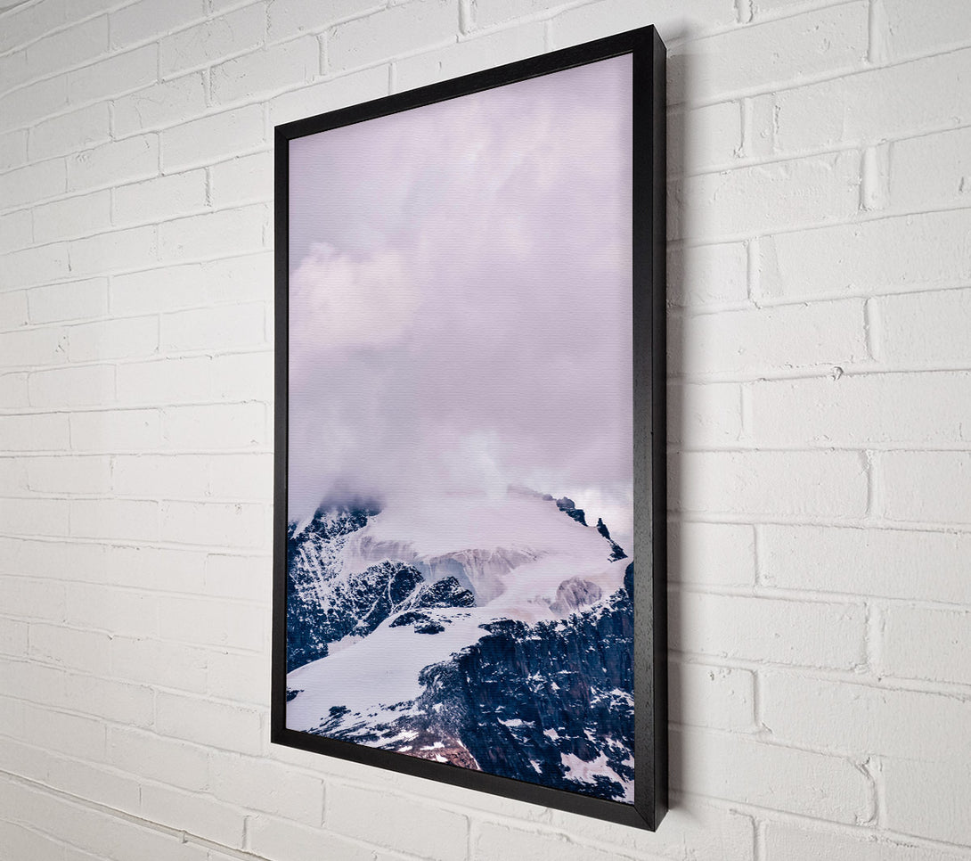  A Canvas Print of Pale Sky & Peaks Canvas Art