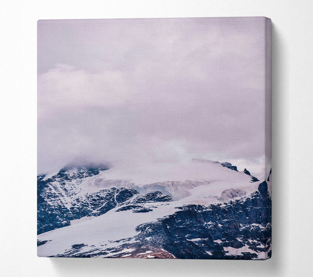  A Canvas Print of Pale Sky & Peaks Canvas Art