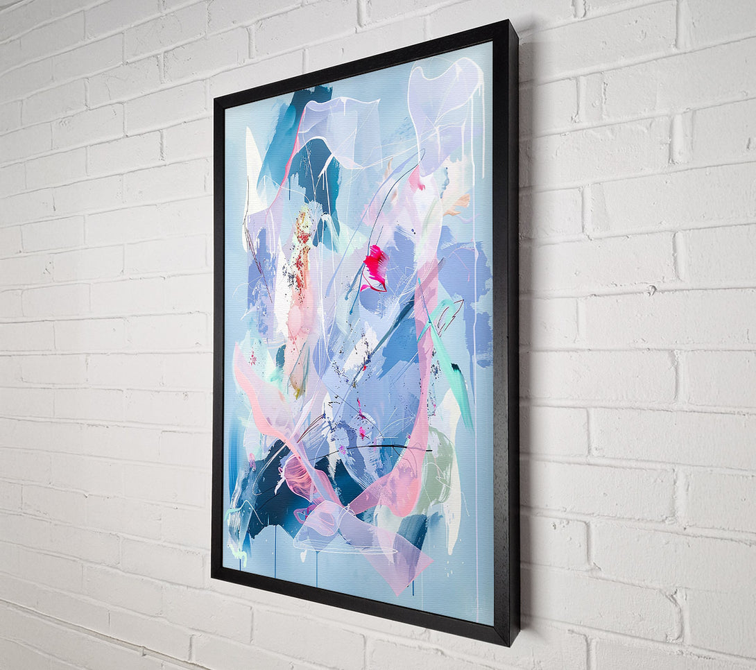 A Canvas Print of Pale Blue Whispers Canvas Wall Art