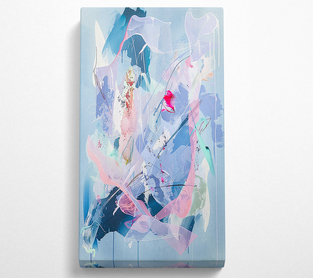  A Canvas Print of Pale Blue Whispers Canvas Wall Art