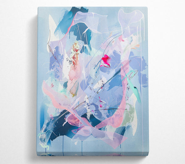  A Canvas Print of Pale Blue Whispers Canvas Wall Art
