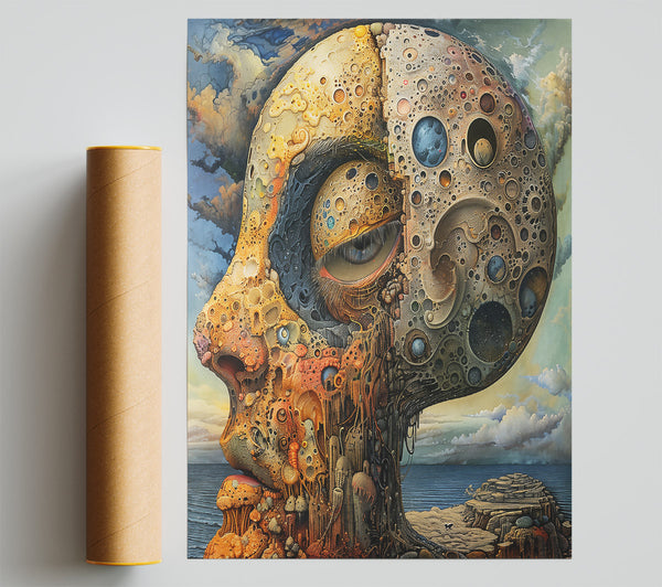 Golden Celestial Being Poster