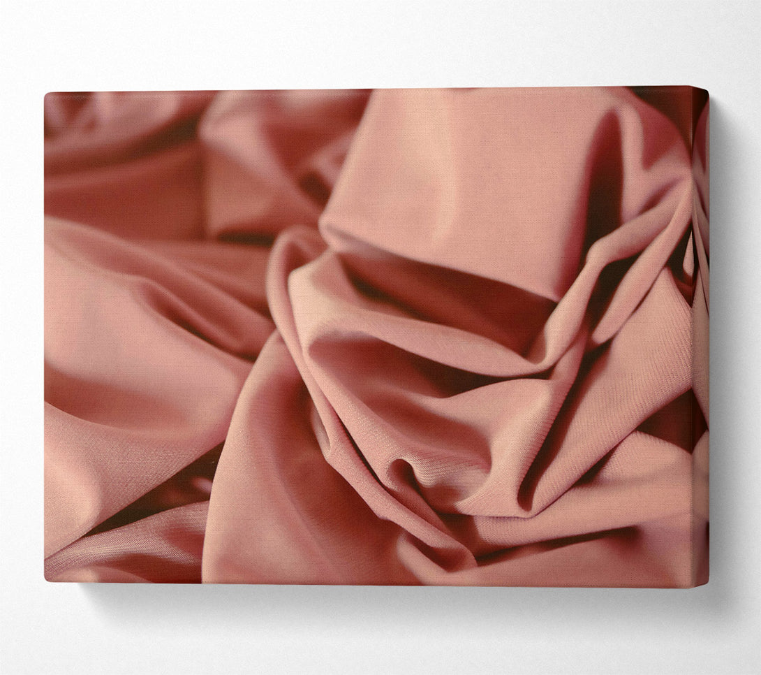  A Canvas Print of Dusty Rose Drape Canvas Print