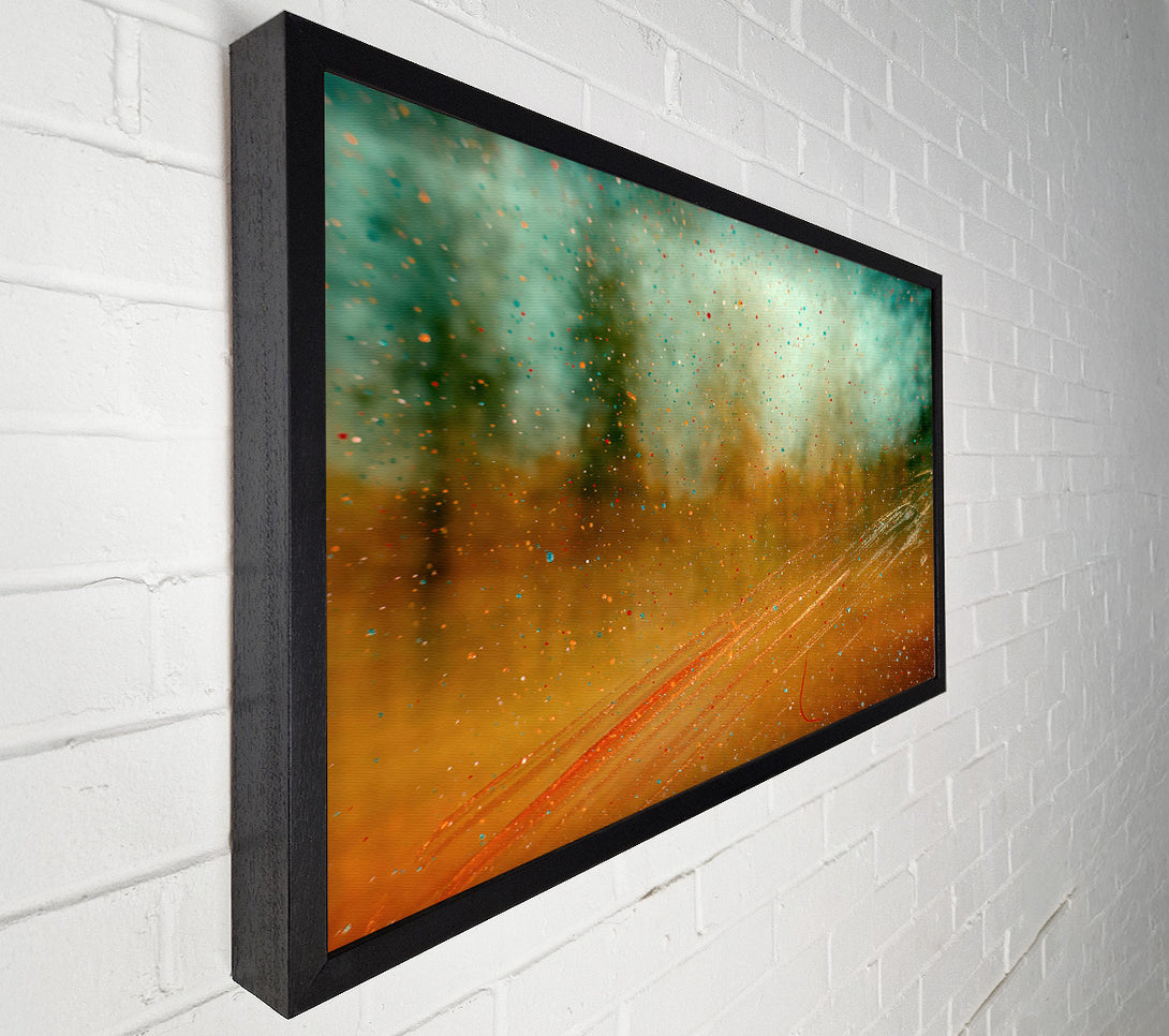  A Canvas Print of Golden Speckled Dreams Canvas Wall Art