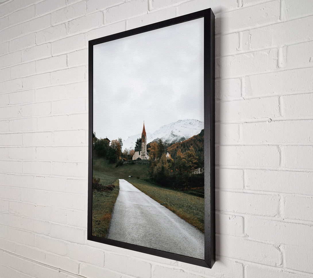  A Canvas Print of Grey Church Road Canvas Wall Art
