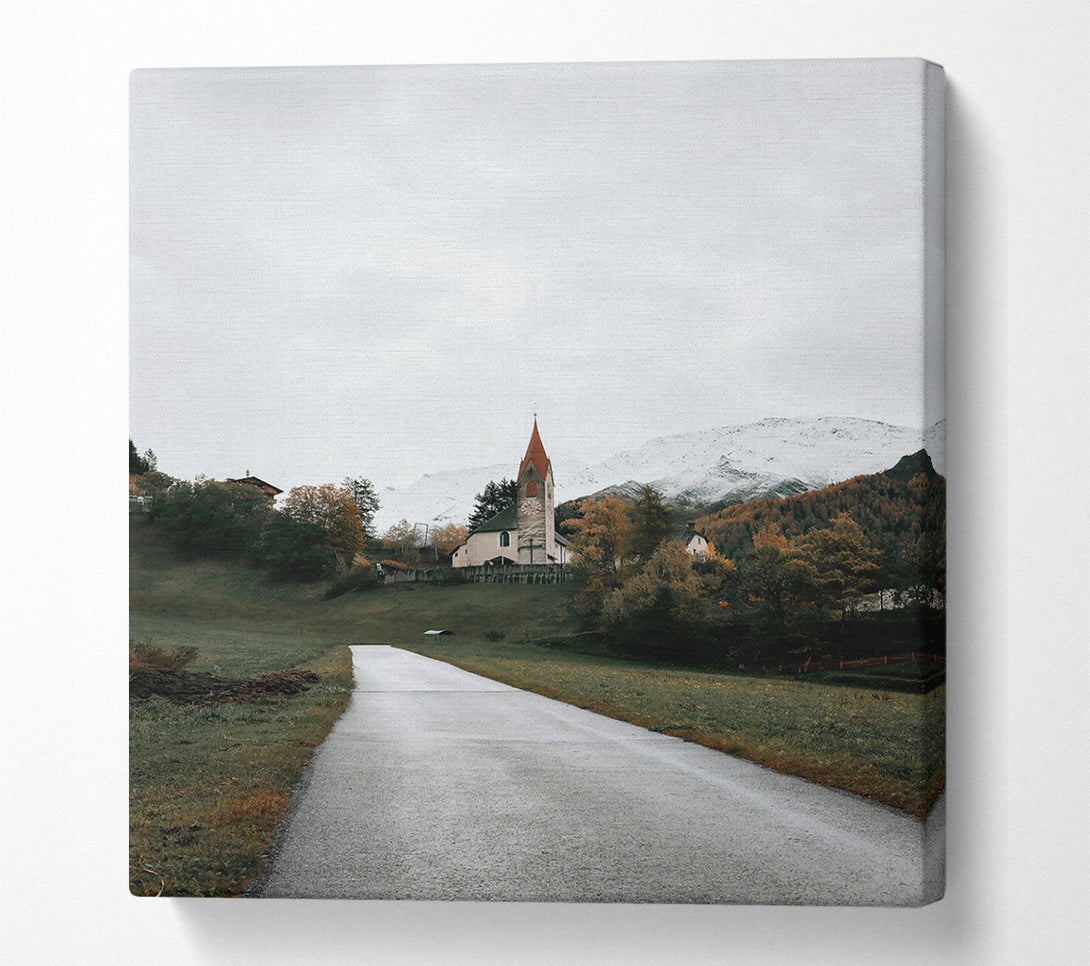 A Canvas Print of Grey Church Road Canvas Wall Art
