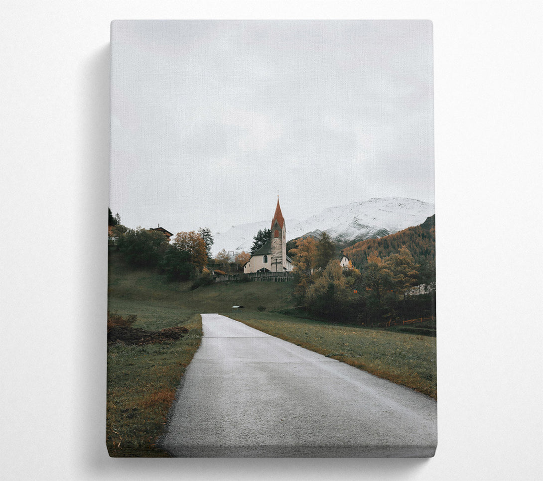  A Canvas Print of Grey Church Road Canvas Wall Art