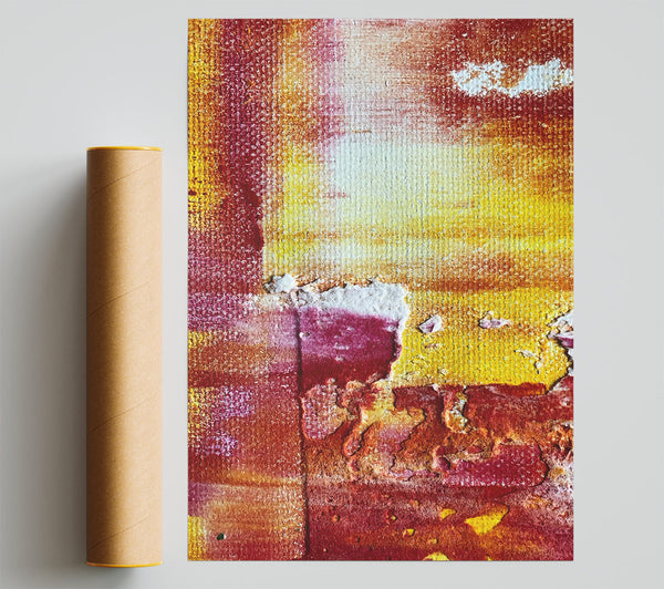 The Red Sunset Glow Print