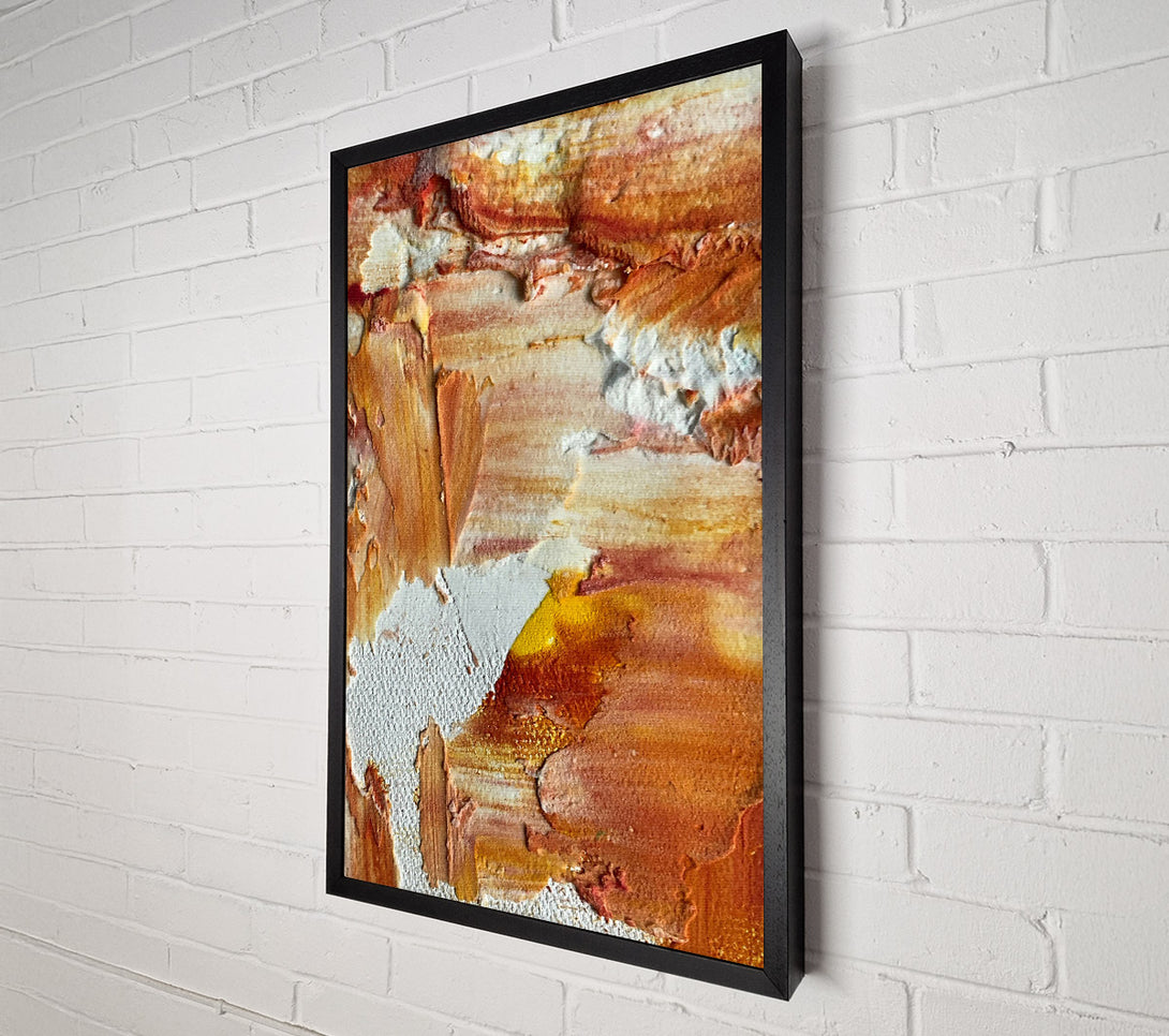  A Canvas Print of Golden Hues Of Earth Canvas Print