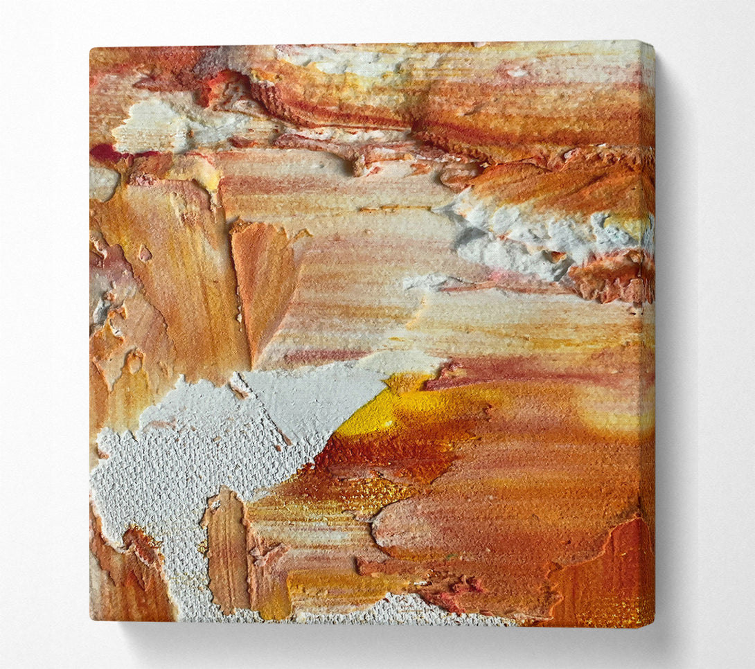  A Canvas Print of Golden Hues Of Earth Canvas Print