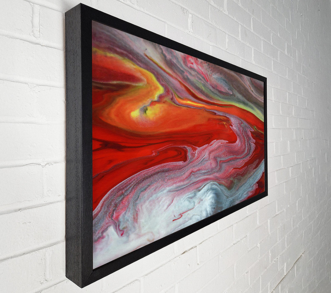  A Canvas Print of Crimson Swirlscape Canvas Art