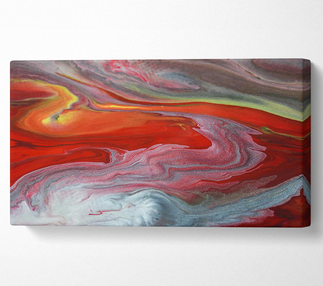  A Canvas Print of Crimson Swirlscape Canvas Art