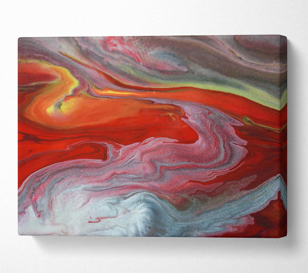  A Canvas Print of Crimson Swirlscape Canvas Art